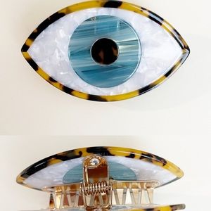 Evil Eye Acrylic Hair Claw (brand new)